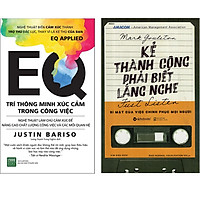 Combo 2 Cuốn Sách: Kẻ Thành Công Phải Biết Lắng Nghe + EQ Trí Thông Minh Xúc Cảm Trong Công Việc