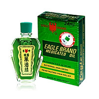 Dầu gió xanh Con Ó của Mỹ Eagle Brand Medicated Oil 24ml