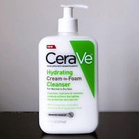 Sửa rửa mặt tẩy trang CeraVe Hydrating Cream To Foam Cleanser