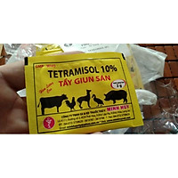 1 gói TETRAMISOL TR.Ị GIU.N SÁ.N CHO VẸT, BỒ CÂU, CU GÁY, HEO,VỊT, BÒ, GÀ