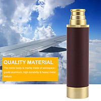 25X Single-tube Spotting Scope HD 30mm Lens Monocular Telescope with Leather Storage Bag for Concert Sports Event