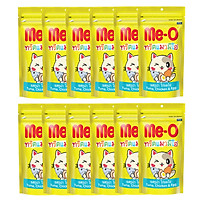 Hộp 12 Gói Bánh Xương Mèo Me-O Hương Vị Cá Ngừ, Gà Và Trứng