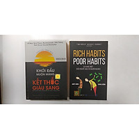 combo 2 cuốn sách: khởi đầu muộn màng kết thúc giàu sang + Rich Habits- Poor Habits sự khác biệt giữ người giàu và người nghèo