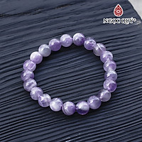 Vòng thạch anh tím ngọc lavender amethyst A mệnh hỏa. thổ - Ngọc Quý Gemstones