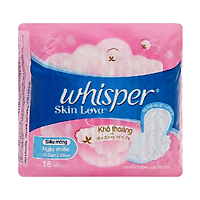 Băng vê sinh Whisper Skin Love ngày nhiều 28cm 16M - 00283