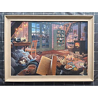 Tranh Ghép Hình 1000 Mảnh Giấy KT 50x70cm/Căn Phòng Ấm Áp/Tranh Không Ký Hiệu/Tranh Ghép Hình 1000 Mảnh Phong Cảnh/Tranh 1000 Mảnh Cho Bé Cỡ Lớn/Puzzle 1000 Mảnh/Jigsaw Puzzle 1000 Pieces/Jigsaw Puzzle 1000 Từ 7 Tuổi