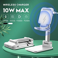 10W Fast Wireless Charger Stand Qi Charging Dock for iPhone 8 X XR 11/11 Pro Max