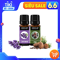 Combo 2 Tinh Dầu Nguyên Chất Nomad: Tinh Dầu Hoa Oải Hương (10ml) + Tinh Dầu Gỗ Thông (10ml)