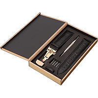 Dây đồng hồ da bò cao cấp tặng Hộp Gỗ kèm khóa bướm thép không gỉ 316L (Nhiều màu)