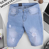 QUẦN SHORT JEAN NAM CHẤT BÒ MẪU MỚI SIÊU HOT THỜI TRANG CAO CẤP FA0035