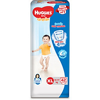 Tã Quần Huggies Dry Gói Đại XL42 (42 Miếng)