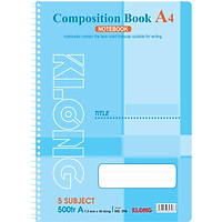 Sổ lò xo đơn A4 - 500 trang; Klong TP396 màu xanh
