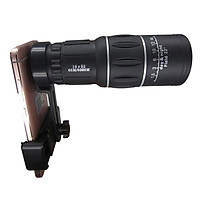 16x52 High Power HD Monocular Telescope Lens Dual Focus Prism Scope with Night Vision –Includes Universal Smartphone Mount and Tripod Waterproof Fog Proof Compact 16X Zoom for All Outdoors