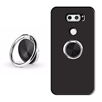 ỐP LƯNG DẺO ĐEN KÈM NHẪN DÀNH CHO LG V30
