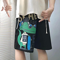 ๑☊Quần đùi bóng rổ dáng rộng in họa tiết hoạt hình size M-8XL phong cách Hàn Quốc thời trang mùa hè dành cho nam