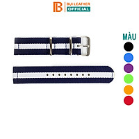 Dây đồng hồ nato vải dù D121 cỡ 18mm; 20mm, 22mm thoải mái đi trời mưa, lắp cho dây đeo đồng hồ dw rolex hublot orient seiko casio