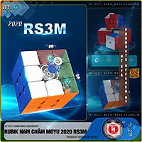 Đồ Chơi Trí Tuệ Rubik Moyu Nam Châm Phát Triển Kỹ Năng - Rubik Moyu 2020 RS2M/RS3M/RS4M-Nam Châm Từ Tính