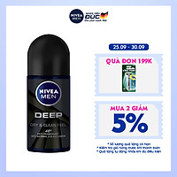 Lăn Ngăn Mùi Nivea Men Than Hoạt Tính 80031 (50ml)