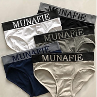 COMBO 5 QUẦN TAM GIÁC NAM DỆT KIM TRƠN MUNAFIE 8052