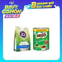 Combo Sữa Bột A2 Nguyên Kem (1kg) và Milo Úc (1kg)