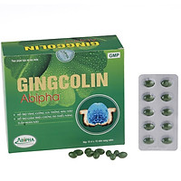 Viên Uống Hoạt Huyết, Tăng Cường Lưu Thông Máu Não GINCOLIN ABIPHA. Với 150g Ginkgo Biloba Extract.
