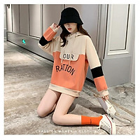 ÁO KHOÁC HOODIE CHUI CỔ NỮ CÓ NÓN FORM RỘNG CHÂT NỈ CỰC ĐẸP MẪU MỚI SIÊU HOT THỜI TRANG CAO CẤP SU0031