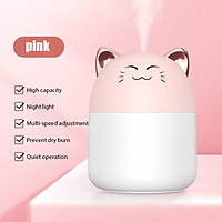 Máy tạo ẩm không khí 250ml USB Máy khuếch tán hương thơm tinh dầu siêu âm Phim hoạt hình lãng mạn Máy tạo ẩm tạo sương dễ thương Máy lọc cho gia đình