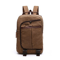 Balo túi xách vải công sở du lịch 8854 31x22x8cm (Nâu đậm-Nâu sáng-Đen)
