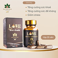 Viên Uống Sâm Ngọc Linh - Love Good ForMen's Health Tăng Cường Sức Khoẻ, Giảm Căng Thẳng Cho Nam - Hộp 20 viên