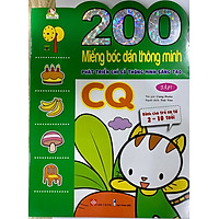 200 Miếng Bóc Dán Thông Minh Phát Triển Chỉ Số Thông Minh Sáng Tạo CQ - Tập 1 (Dành Cho Trẻ 2-10 Tuổi)