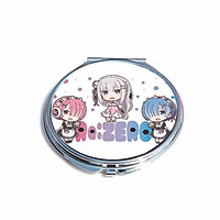 Gương cầm tay IN HÌNH Re:Zero - Bắt Đầu Lại Ở Thế Giới Khác anime chibi