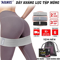 Bộ 3 dây kháng lực tập cơ mông đùi chân Hip Resistance bands Aolikes YE-3605