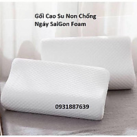 Gối Ngủ Cao Su Non Giúp Chống Ngáy, Ngủ Nhanh, Phòng Chống Thoái Hóa Đốt Sống Cổ ĐX128