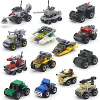 Bộ Sưu Tập Đồ Chơi Lego 14 Mẫu Xe Quân Sự 001