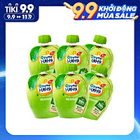 Combo 6 Gói Trái cây nghiền vị táo Fruto Nyanya 90g