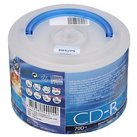 Hộp 50 Đĩa Trắng CD-R 52 speed PHILIPS