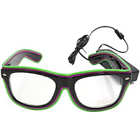 LED Glasses 10 Colors Optional Light Up El Wire Neon Rave Glasses Twinkle Glowing Party Club Holiday Bar Decorative