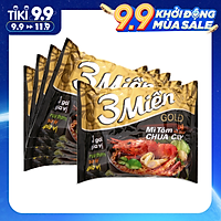 Mì 3 Miền Gold tôm chua cay đặc biệt gói 75g