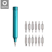 HOTO 24-In-1 Precision Screwdriver Set Double Screw Bits 24 Screw Bit Models With Magnetic Design Portable Mini