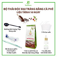Bộ Thải Độc Đại Tràng Bằng Cà Phê Hữu Cơ CPR81 Giúp Đại Tràng Sạch, Chữa Táo Bón, Tiêu Hóa Tốt; Giảm Cân, Sáng Da - Bộ Đầy Đủ Dụng Cụ Dùng 10 Ngày (Gerson Coffee)