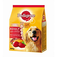 Thức ăn chó Pedigree vị thịt bò & rau củ 500g
