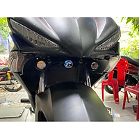 Trợ sáng bi cầu mini siêu sáng-Pha trắng cốt vàng-Loại 1-Chống nước