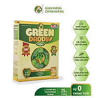 Sữa non Green Daddy Pedia, Sữa non tinh chất rau củ dành cho bé biếng ăn, chậm lên cân, Hộp 25 gói x 20g