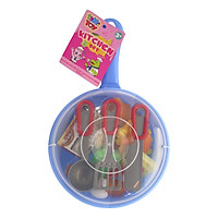 Bộ Đồ Chơi Chảo Nấu Ăn Màu Xanh Dương tiNiToy NF591-24