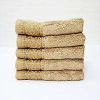Combo 3 khăn sợi tre Nam Phong - 30x50 cm - màu nâu nhạt