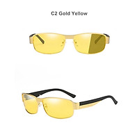 2019 Phân Cực Photochromic Kính Mát Chữ Nhật Kính Mát Phân Cực Lái Xe Ban Đêm, Kính Chống Nắng Photochromic Màu Xám Vàng