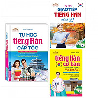 Combo Sách Học Tiếng Hàn: Tự Học Tiếng Hàn Cấp Tốc + Tự Học Giao Tiếp Tiếng Hàn Thế Kỷ 21
