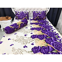 Bộ Drap Thun Lạnh Hàn Quốc ( 4 món } có nhiều màu