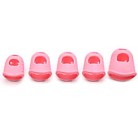5pcs Guitar Silicone Finger Fingertip Protectors for Guitar Ukulele Beginners 1pc S 3pcs M 1pc L