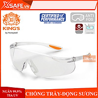 T- Kính bảo hộ Kings KY1151 Kính chống tia UV, chống bụi, chống trầy xước, đọng sương, dùng trong lao động, đi xe máy